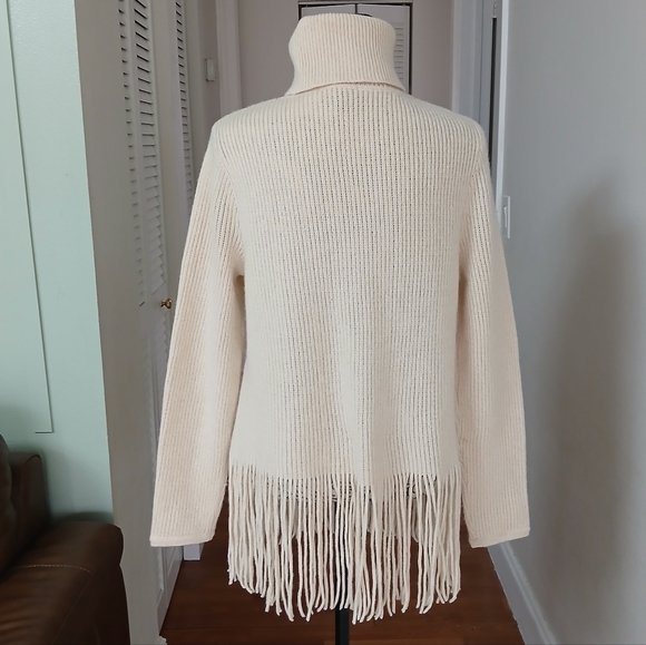 ZIMMERMANN Kaleidoscope fringed Turtleneck Cashmere-Blend Sweater - Picture 8 of 14